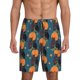 thumbnail image 1 of Balery Owls In Cartoon Style Pantalones cortos de pijama de punto de algodón para hombre con cinturilla y bolsillos-XX-Large, 1 of 6