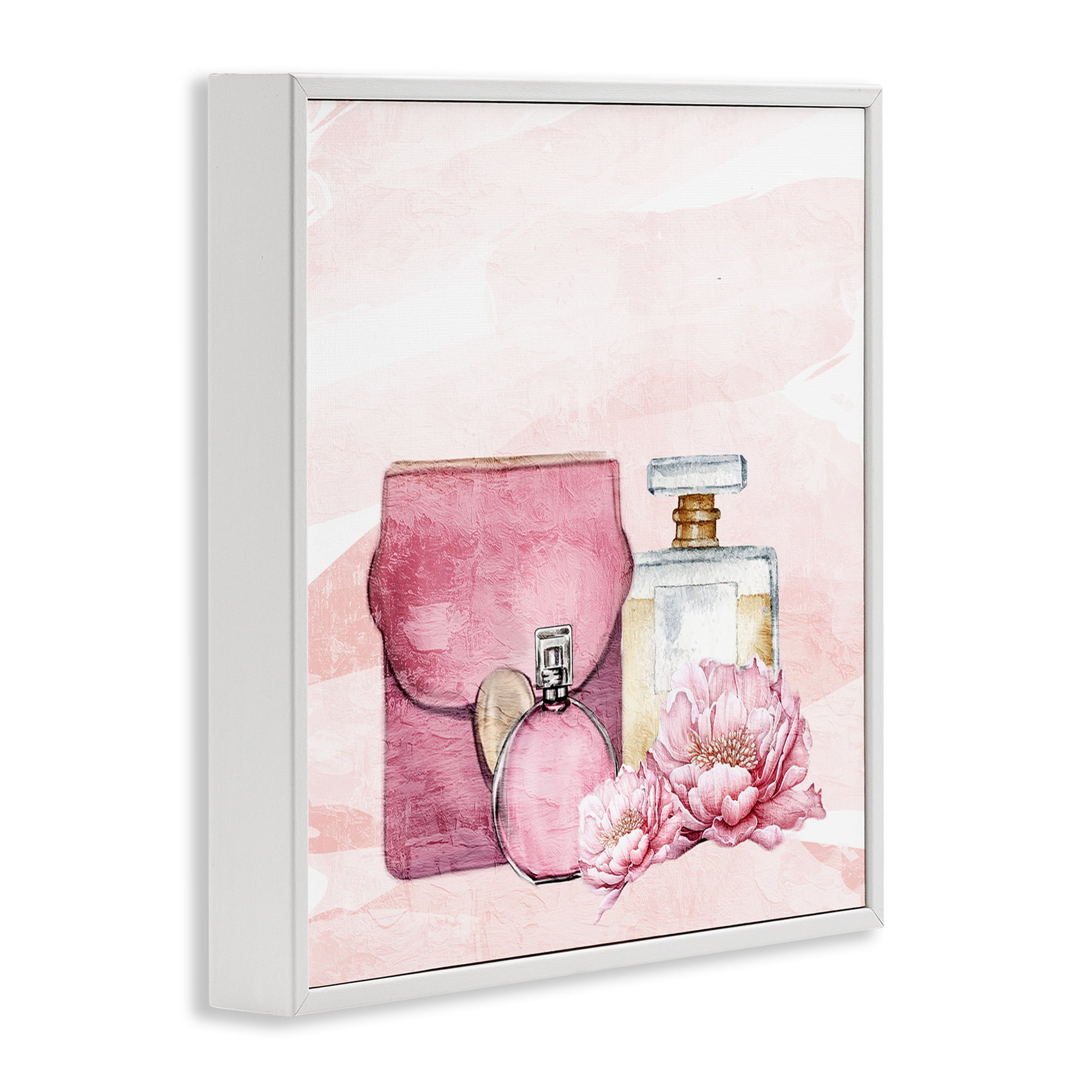 Stupell Industries Blush Glam Time Collection White Framed Giclee Art, design by Kim Allen