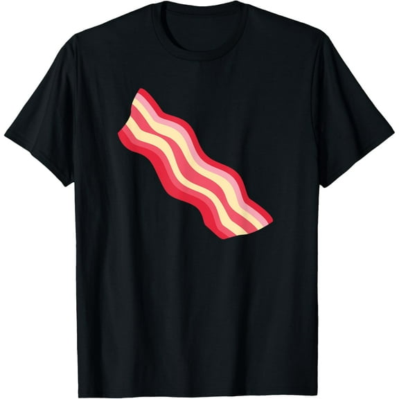 Bacon T-Shirt men and women can wear, black, white, gifts