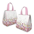 thumbnail image 2 of Pioneer Flower Floral Print Pattern Insulated Lunch Bag for Women & Adults,Large Portable Soft Cooler Lunch Bag,Thermal Food Storage Tote with Pearl Cotton,8.66L,8.75x5.75x9.5 Inch, 2 of 6