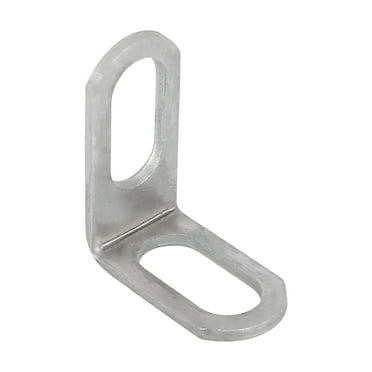 23mm 0.9" Motorcycle L Shape Exhaust Pipe Muffler Reducer Mounting Bracket Silver Tone