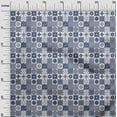 thumbnail image 3 of oneOone Cotton Cambric Blue Fabric Geometric Sewing Fabric By The Yard Printed Diy Clothing Sewing Supplies 42 Inch Wide, 3 of 4