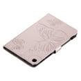 thumbnail image 5 of Case for Galaxy Tab A 8.0" 2017 SM-T380 T385, Ultra Slim Lightweight Fit Folio Flip PU Leather Butterfly Embossed Stand Cover Shockproof Protection Soft TPU Back Wallet Cover, Rosegold, 5 of 6
