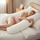 thumbnail image 2 of Almohada Para Embarazo Y Lactancia Jumbo Blanco Liso Xtellar Blanco, 2 of 3