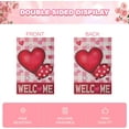 thumbnail image 6 of Valentines Day Garden Flag 12x18 Inch Heart Pattern Double Sided for Anniversary Wedding Yard Outdoor Decoration, 6 of 6