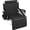 Black, variant on Stadium Seat Foldable Padded Bleacher Chair with Backrest & Armrests Oxford Fabric Cup Holder and 4 Storage Pockets for Sports Concerts Camping Outdoor