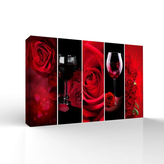 wall26 Canvas Wall Art Colorful Flowers Pictures Home Wall Decorations for Bedroom Living Room Paintings Canvas Prints Framed - 32x48 inches