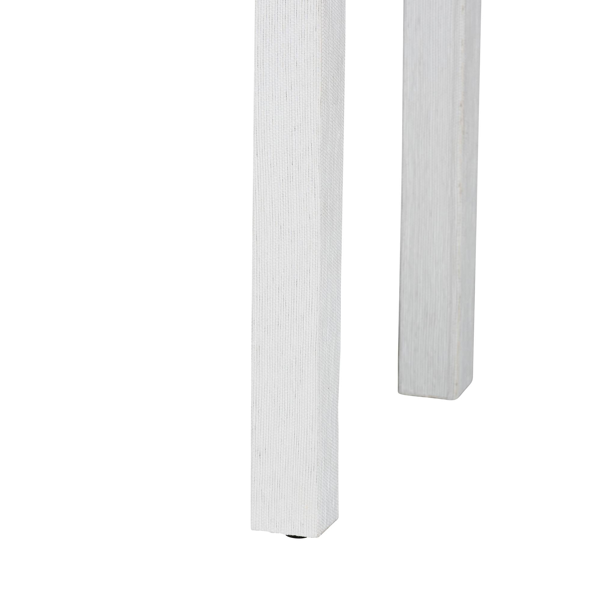 bali & pari Gale Boho Console Table, White