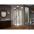 thumbnail image 2 of Dreamline Dl-6150 Cornerview 76-3/4" High X 36" Wide Corner Shower Module - White, 2 of 10