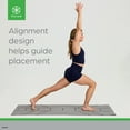 thumbnail image 5 of Gaiam Ultra-Sticky Alignment Yoga Mat, Granite, 6mm Thickness, Made from PVC, 5 of 8