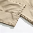thumbnail image 6 of Big & Tall Stretch Cargo Pants Wide Leg Durable Twill Outdoor Work Trousers S-XL（1 piece）, 6 of 8