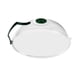 thumbnail image 2 of Cubierta para plato de microondas de 26 cm, resistente a altas temperaturas y antisalpicaduras con asa computadora verde, 2 of 9