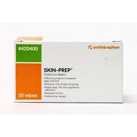 Smith & Nephew Skin-Prep Protective Adhesive Dressing Wipes, 50 ct, 2 Pack