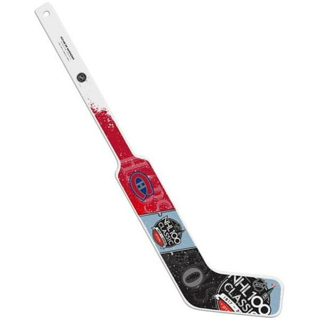 Montreal Canadiens vs. Ottawa Senators Sher-Wood NHL 100 Classic Wood Mini Goalie Stick