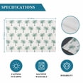 thumbnail image 6 of Green Palm Trees Placemats Set of 12, Country Summer Botanical Tropical Plants Placemats for Dining Table, Place Mats for Kitchen Tabletop, Waterproof Wipeable Dining Table Mats Set, 6 of 9