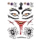 thumbnail image 2 of 9 hojas de tatuajes temporales de Halloween, tatuajes de cicatrices de Halloween y tatuajes de heridas falsas, pegatinas faciales de araña con costra de sangre para Halloween, 2 of 5