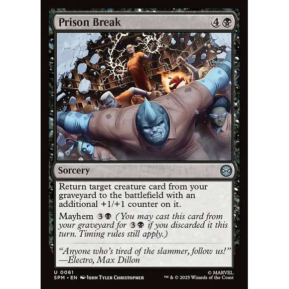 MtG Marvel's Spider-Man Uncommon Prison Break #61