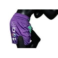 thumbnail image 7 of Fairtex BS1922 Racer Purple Slim Cut Muay Thai Boxing Shorts, 7 of 7