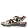 thumbnail image 2 of Spring Step L`Artiste Joelina Dazi Ankle Strap Hand Painted Leather Floral Sandals, 2 of 9
