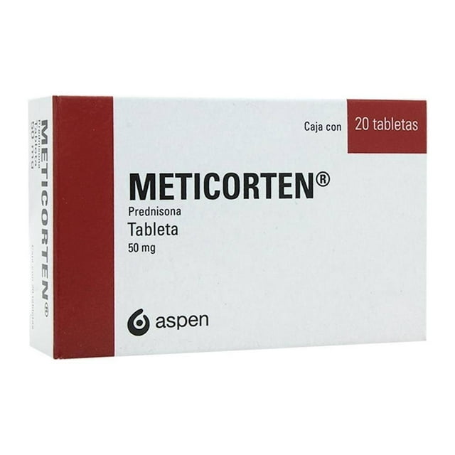 Meticorten 50 mg 20 tabletas