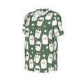 thumbnail image 2 of Haiem Hip Hop Hipster Baseball Jersey Button Down Shirts Sports Uniforms Men Women Jersey(Alpaca Faces,4X-Large), 2 of 9