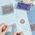 thumbnail image 3 of 1 Box 300Pcs Head Ball Pins 30/40/50mm 304 Stainless Steel Ball Head Pins Straight Pins Bendable Jewelry Earring Pins, 3 of 6