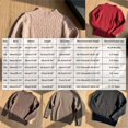 thumbnail image 6 of Mnyotv Kids Pullover Tops Boys Girl Fall Winter Base Layer Sweaters Unisex Long Sleeve Thermal Sweater Size 11-12 Years, 6 of 9