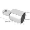 Top End Tube Cap 316 Stainless Steel Rust resistant Hardware Top Cap for Marnie Boat (25mm