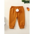 thumbnail image 3 of Bagilaanoe Newborn Baby Girls Boys Pants 6M 12M 18M 24M Infant Solid Color Spring Autumn Loose Trousers, 3 of 8