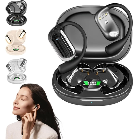 AI Real Time Translation Earbuds | 144 Languages & Accents AI Translator Earbuds for Travel Business Learning, HD Sound