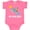 Hot Pink, variant on Inktastic Fort Myers Beach Florida Dolphin Boys or Girls Baby Bodysuit