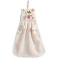 thumbnail image 1 of Small Hand Brushes for Cleaning Absorbent Kitchen Towel Lazy Rag Towel Children's Hand (White, One Size), 1 of 2