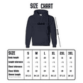 thumbnail image 5 of Gildan Men's Hoodie, DryBlend Casual Sweatshirt, Soft Cotton-Poly, Pouch Pocket, Navy, 3XL, 5 of 5
