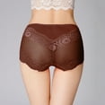 thumbnail image 4 of OAVQHLG3B Ladies Transparent Lace Panties Big Size Cotton Hollow Breathable Quality, 4 of 8