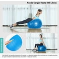 thumbnail image 4 of Pelota Fitness Anti-explosión 75cm Yoga Y Pilates Con Bomba Modelo Azul, 4 of 4