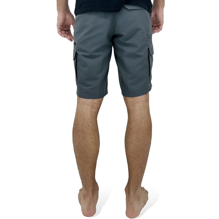 Microfiber cargo shop shorts
