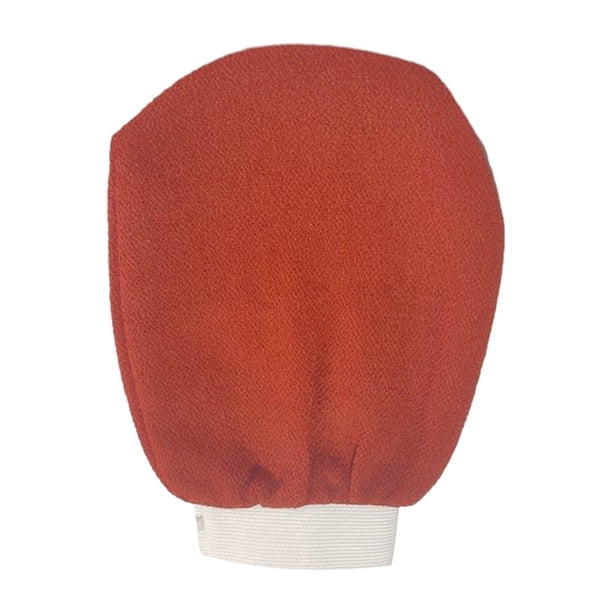 Toystoory Cepillo corporal fácil de lavar, fibra, exfoliante de la piel, bronceado sin sol, herramientas de limpieza profunda para el cuerpo naranja