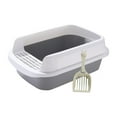 thumbnail image 4 of Caja de arena para gatos perfecl orinal semicerrada a prueba de salpicaduras Gris Medio, 4 of 8