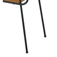 thumbnail image 5 of Metal and Wooden End Table with 2 Bottom Shelves Brown and Black - Saltoro Sherpi, 5 of 5