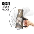 thumbnail image 3 of 40oz Tumbler with Handle and Straw, Vacuum Insulated Stainless Steel Travel Mug, Fits Car Cup Holder, Camo Print, 3 of 6