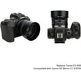 thumbnail image 2 of HAHDAXIA 50mm Dedicated Reversible Lens Hood Shade Fit for Canon RF 50mm f/1.8 STM Lens Replaces Canon ES-65B Hood on Canon EOS R6 R5 RP R Cameras, 2 of 7
