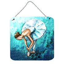 Carolines Treasures MW1325DS66 Ballet Early Pratice Wall or Door Hanging Prints 6x6 multicolor