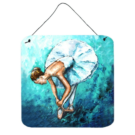 Carolines Treasures MW1325DS66 Ballet Early Pratice Wall or Door Hanging Prints 6x6 multicolor