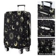 thumbnail image 5 of Black Sun Moon Star Pattern Luggage Cover Fashion Suitcase Cover Baggage Covers Fit 25-28 Inch Luggage (Go Travel), 5 of 5