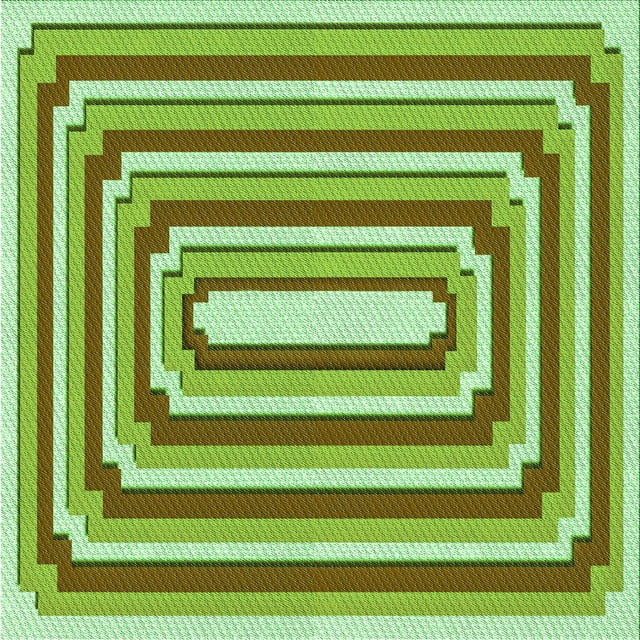 Ahgly Company Tapis d'Intérieur Lavable en Machine Carré Transitionnel Vert Olive, 8 Pieds Carré