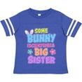 thumbnail image 3 of Inktastic Some Bunny is Going to Be a Big Sister with Bunny Ears and Flowers Girls Toddler T-Shirt, 3 of 5