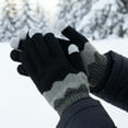 thumbnail image 6 of allydrew Cold Weather Touchscreen Texting Gloves for Women (Set of 2), Black and Brown Zigzag, 6 of 6