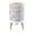 Color 3, variant on Small Trash Can with Lid 3D Simulated Stone Wall Stone Wall Cracked Concrete Pavement 1.8 Gallon Dog Proof Trash Can Round Garbage Can Waste Bin Wastebasket for Bathroom Bedroom Living Room