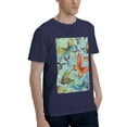 thumbnail image 2 of Bingfone Retro Seamless Flying Butterflies Men'S Loose Fit Short-Sleeve Pocket T-Shirt, 2 of 7