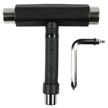 Skateboards T-TOOL ALL-IN-ONE TOOL Skateboard Longboard Black fits in pocket